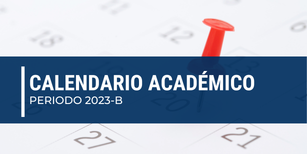 banner calendario academico 2023B