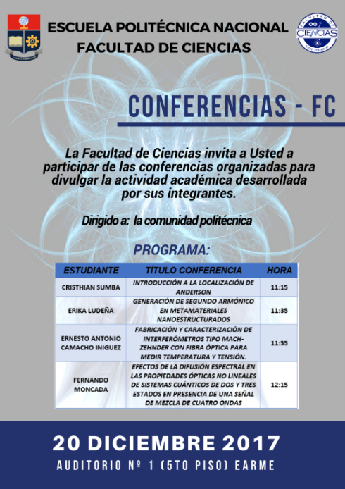 Afiche Conferencias FC